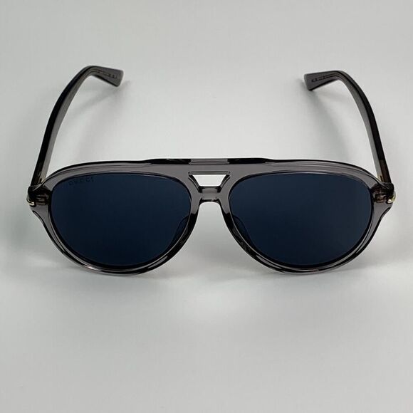 NEW Gucci Sunglasses GG1443S 005 Grey Blue Men Authentic - Picture 1 of 11